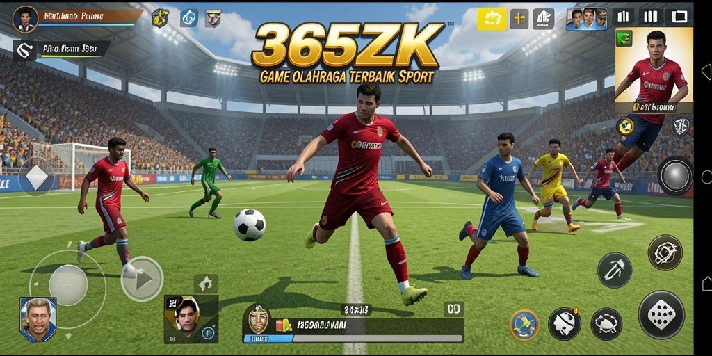 Tampilan seru gameplay olahraga di 365ZK.