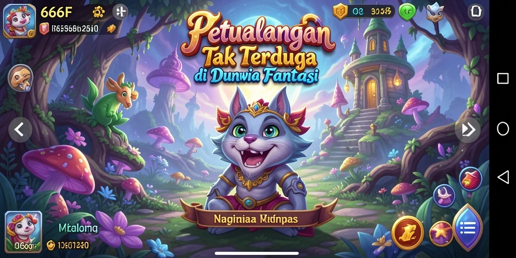 Tampilan gameplay <strong>666F</strong> yang penuh aksi dalam dunia petualangan.