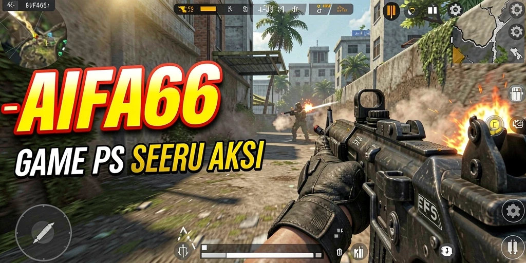 Screenshot AIFA66 menampilkan gameplay intens dengan pertarungan epik.