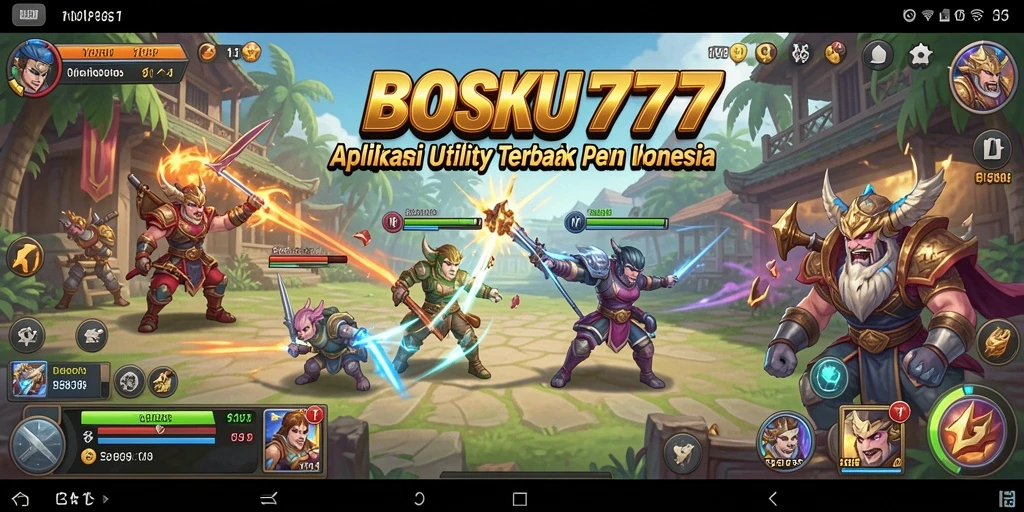 Tampilan antarmuka BOSKU777 yang modern dan intuitif.