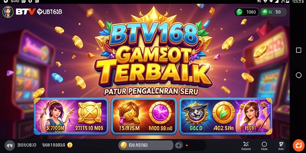 Tampilan gameplay seru dari BTV168 dengan tema slot menarik.