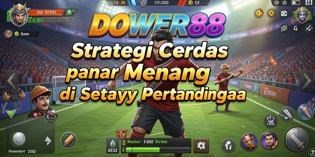 Tampilan gameplay mendebarkan dalam DOWER88, strategi dan aksi berpadu.