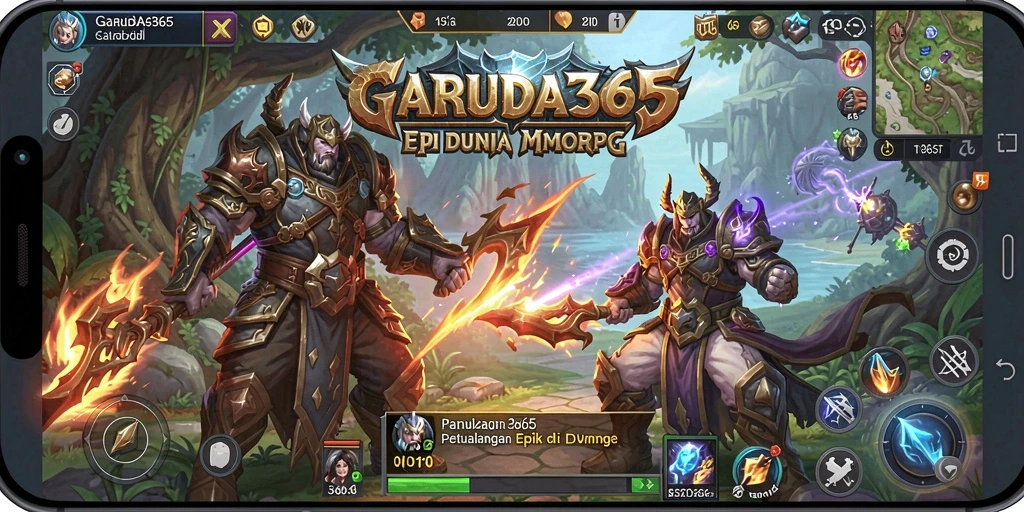 Tampilan gameplay GARUDA365 yang menakjubkan dan penuh aksi.