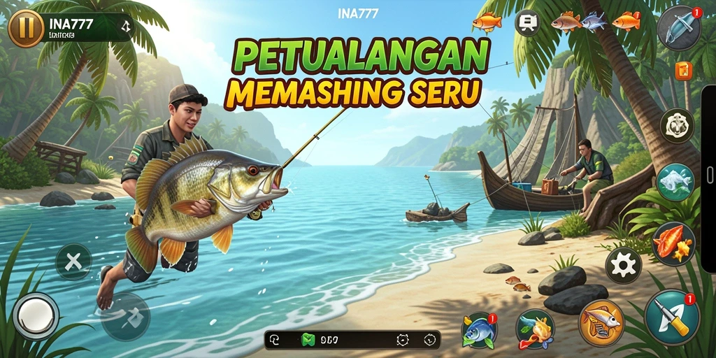 Screenshot INA777 yang menampilkan aksi memancing yang mendebarkan.
