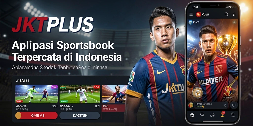 Tampilan menarik JKTPLUS saat memasang taruhan olahraga.