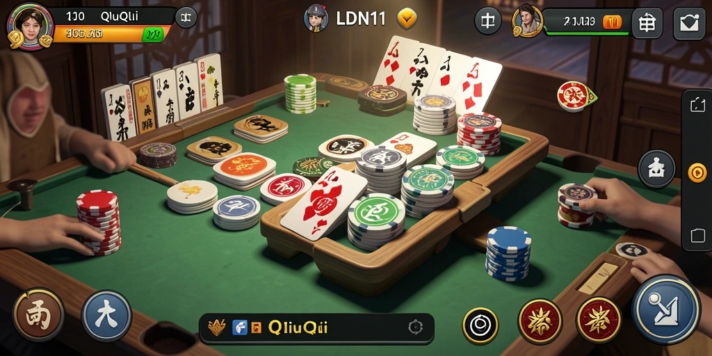 Tampilan gameplay QiuQiu yang seru di LDN11.