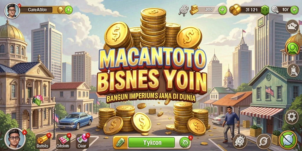 Tampilan gameplay menarik dari MACANTOTO di dunia Tycoon.