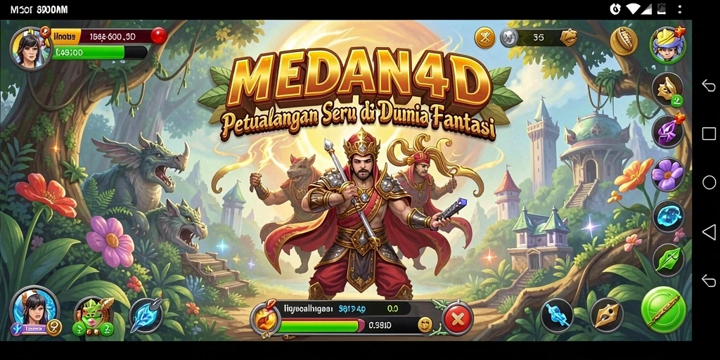 Screenshot gameplay MEDAN4D yang menampilkan petualangan yang menggembirakan.