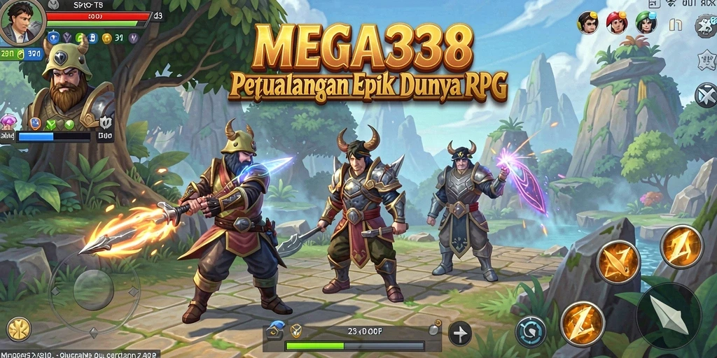 Gameplay MEGA338 yang menarik dan penuh aksi RPG.