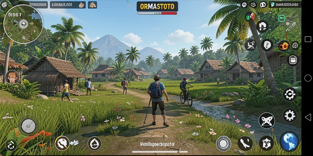 Tampilan gameplay <strong>ORMASTOTO</strong> yang realistis dan interaktif.