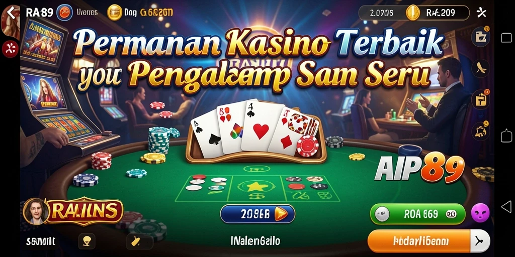Screenshot game Kasino RAP89 menampilkan aksi permainan yang mendebarkan.