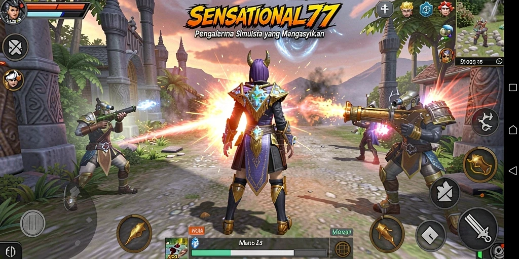Gameplay interaktif yang mengasyikkan di SENSATIONAL77.