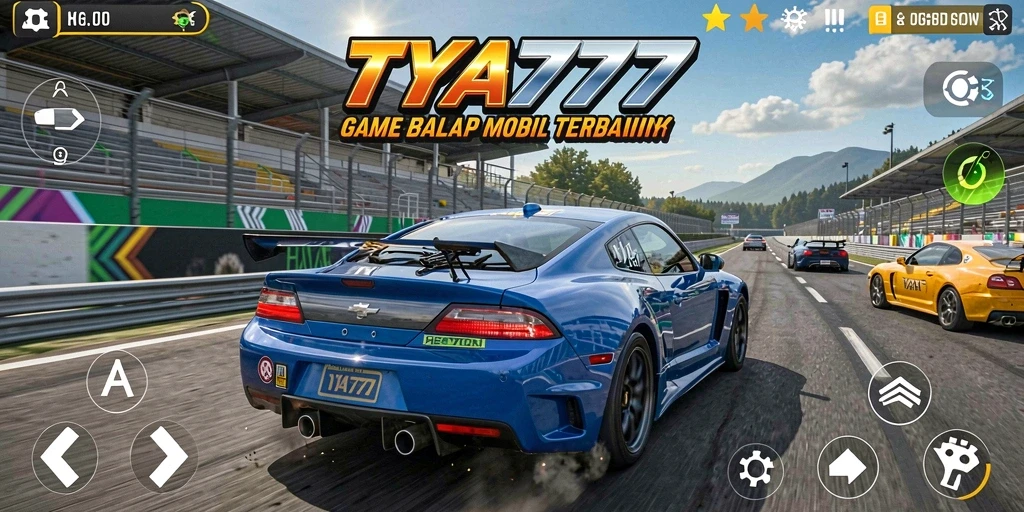 Tampilan menarik dari gameplay TYA777 yang menyajikan balapan seru.
