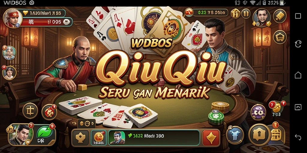Gameplay QiuQiu yang seru dan kompetitif dalam WDBOS.